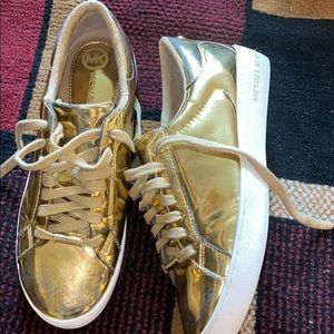 Metallic Michael kors shoes